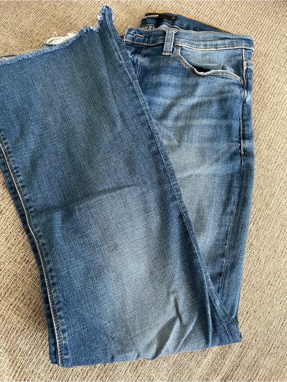 Hudson Jeans Men's Medium Blue Straight-Leg Denim